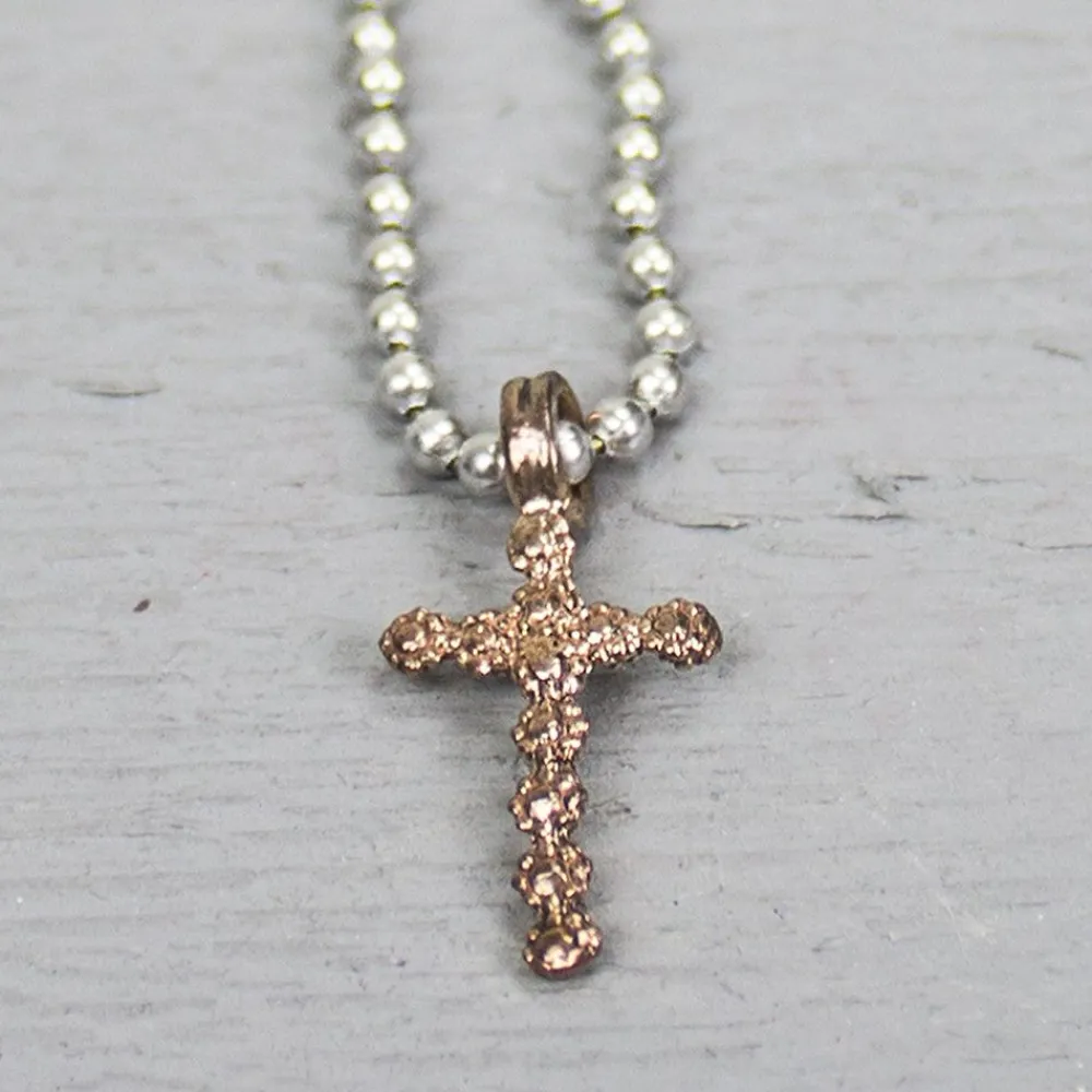 Jéh Jewels Icons-Anhänger Kreuz Rotkupfer