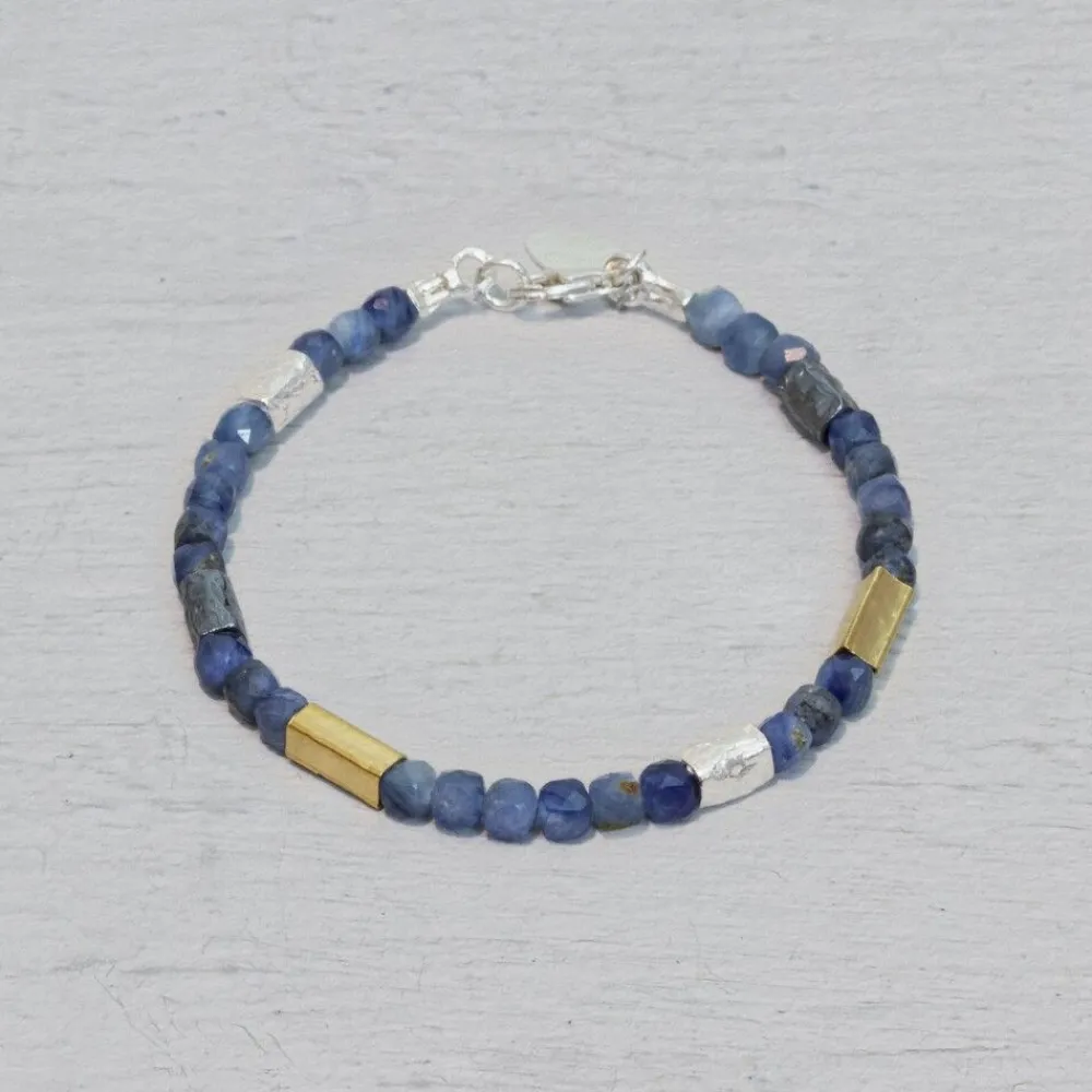 Jéh Jewels Touch Of Gold | Edelsteine-Armband Edelsteine Kyanit