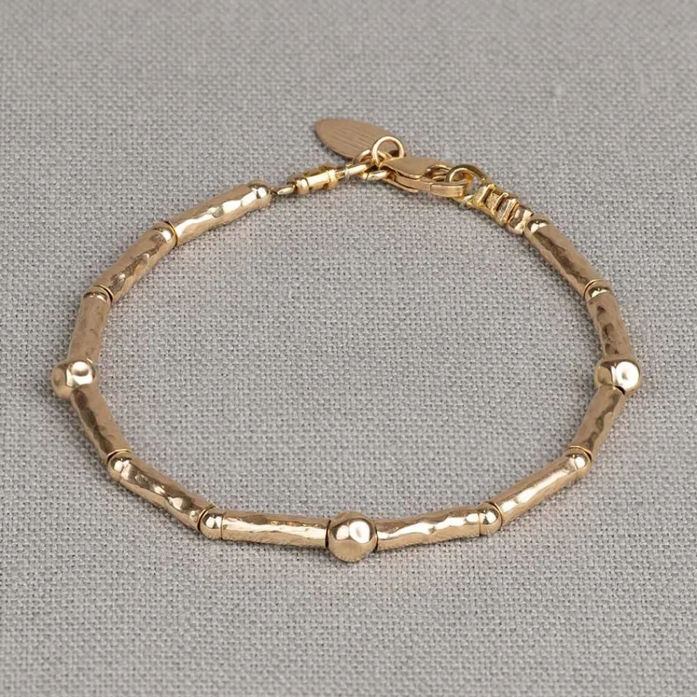 Jéh Jewels Tubes | Touch Of Gold-Armbandröhrchen Goldfilled