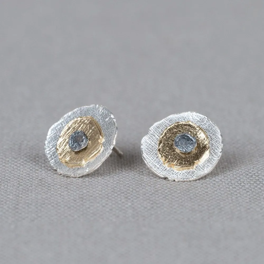 Jéh Jewels Touch Of Gold | Ohrstecker-Around stacked