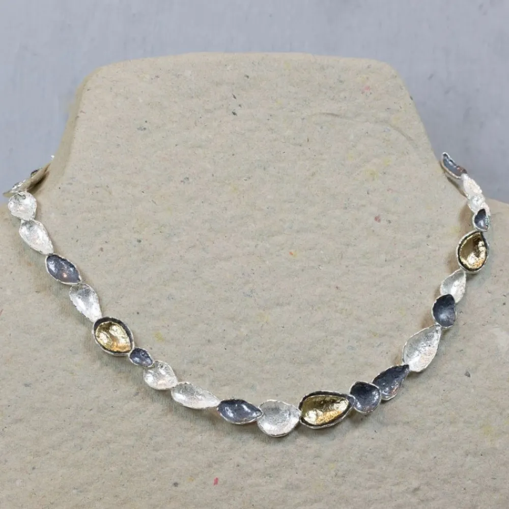 Jéh Jewels Touch Of Gold | Jéh Colliers-Blattförmige Halskette