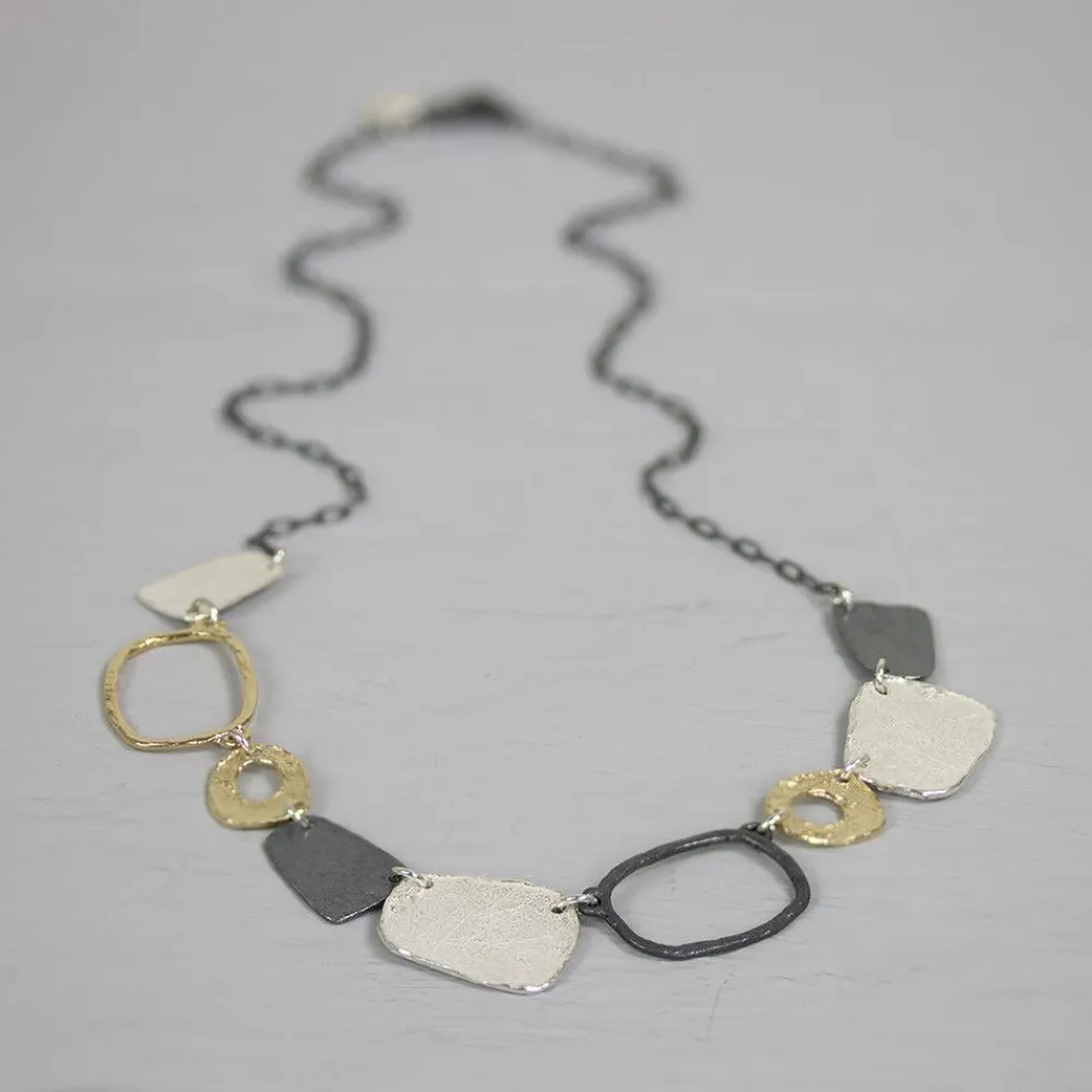 Jéh Jewels Touch Of Gold | Jéh Colliers-Halskette drei Farben sportlich