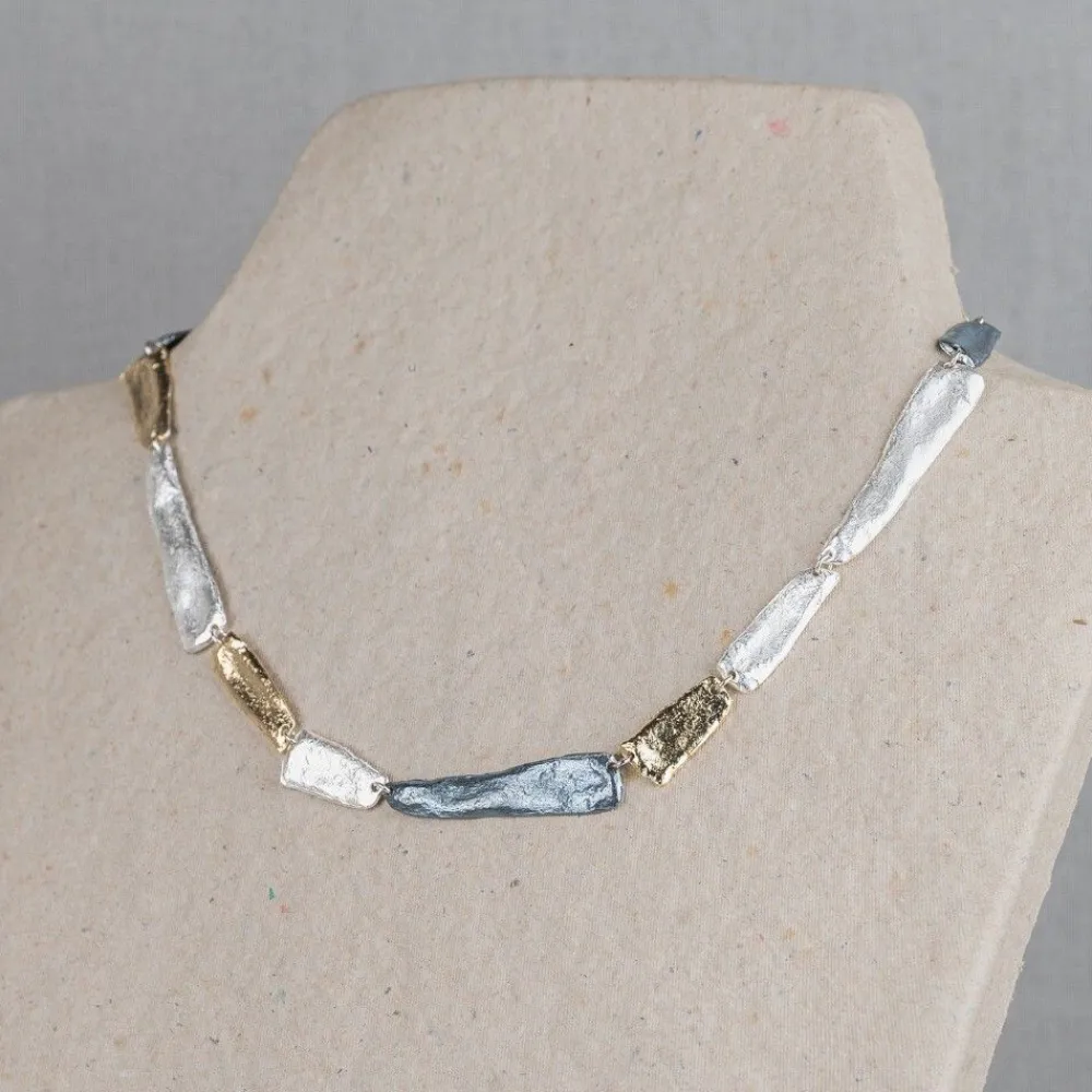 Jéh Jewels Touch Of Gold | Jéh Colliers-Halskette klein und groß drei Farben