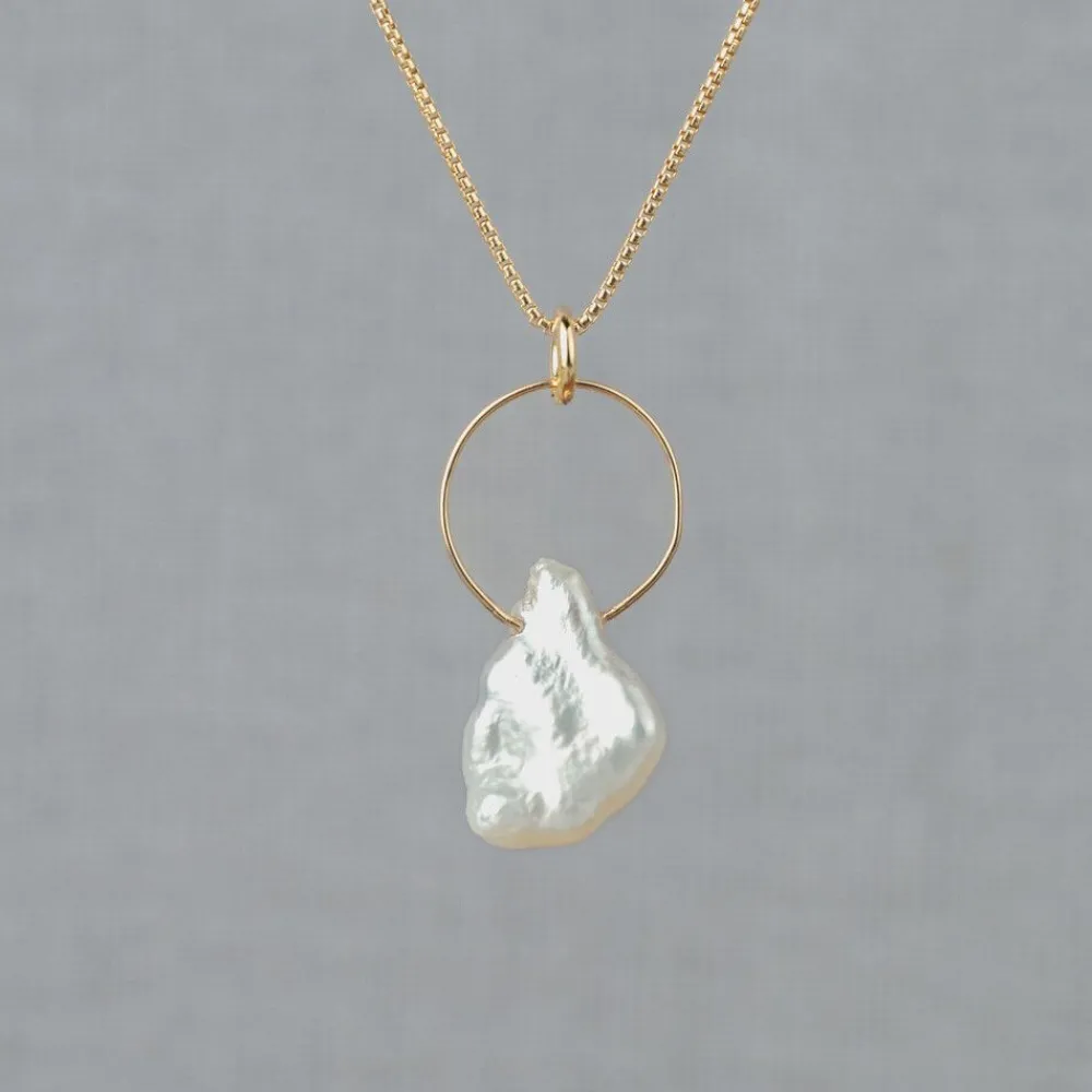 Jéh Jewels Touch Of Gold | Pearls-Halskette vergoldet + Pretty Perfect Pearl