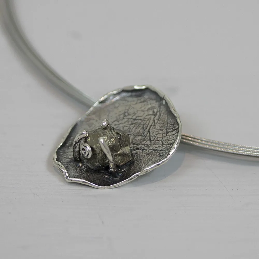 Jéh Jewels Silber-Hänger Silberoxid + Pyrit