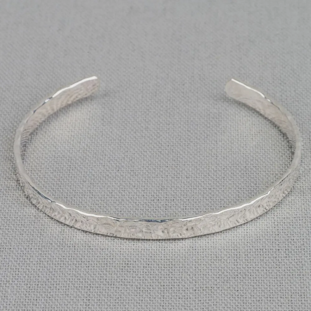 Jéh Jewels Silver | Clip Armbänder-Klemarmband hamerslag zilver