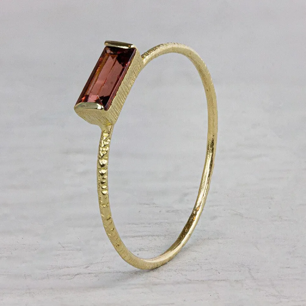 Jéh Jewels N.o.o.r. & 14 Carat-N.O.O.R. | Ring Granate Rechteck