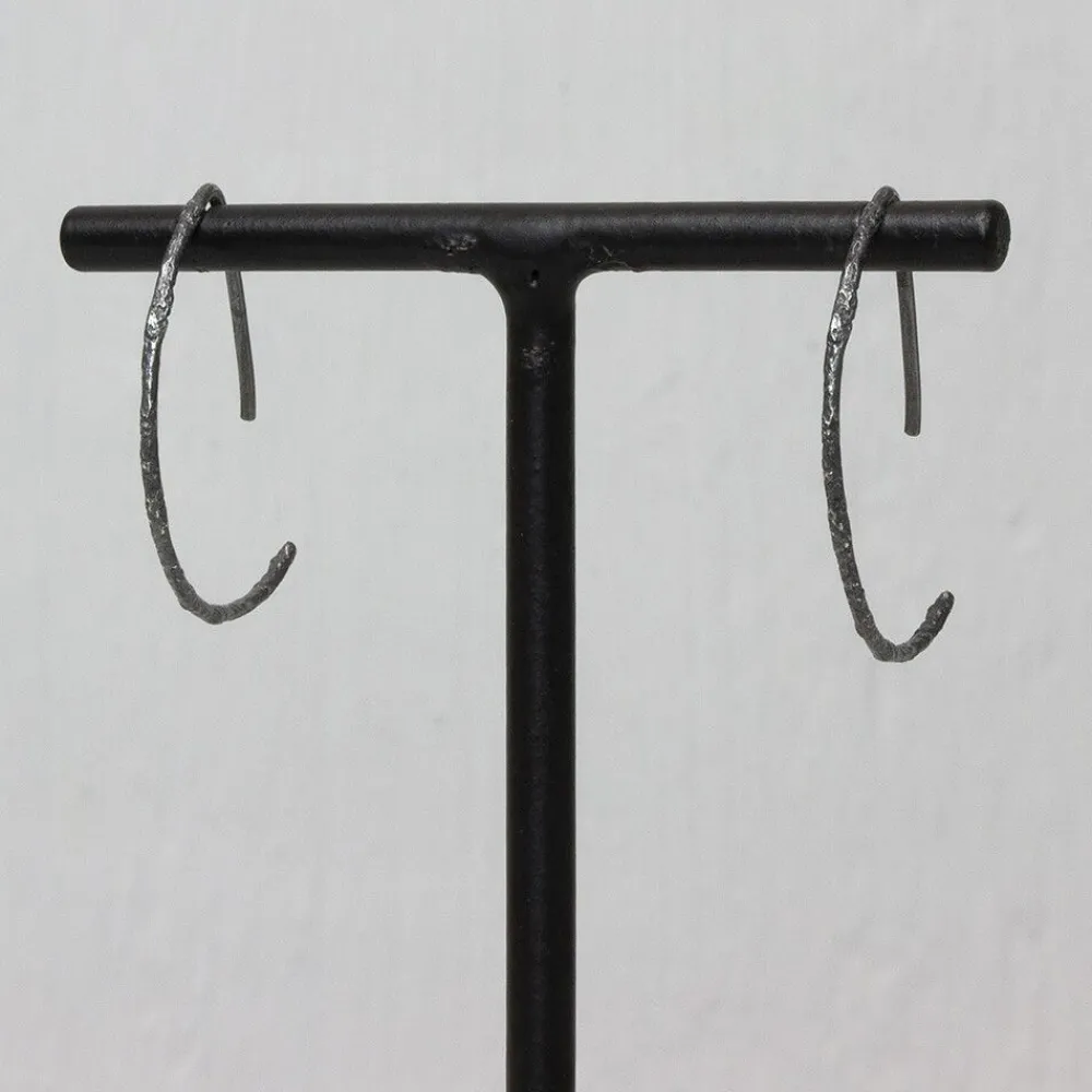 Jéh Jewels Ohrhänger | Silver-Ohrhaken 'Less is More' Silber oxy