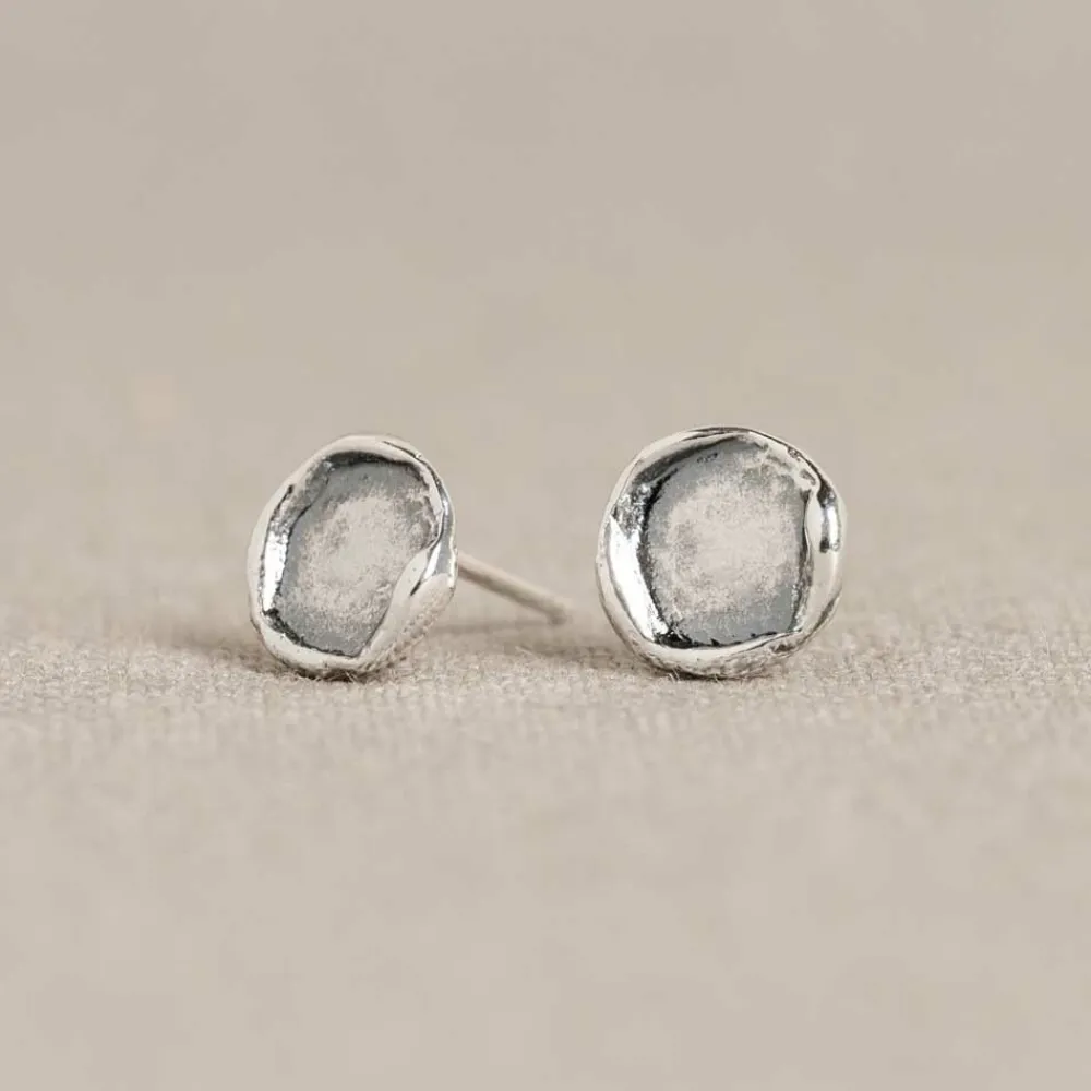 Jéh Jewels Silver | Ohrstecker-Ohrstecker oxy shiny rund