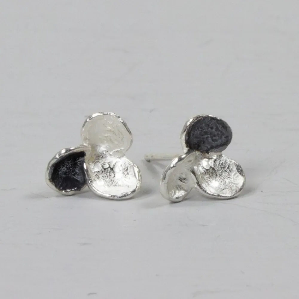 Jéh Jewels Ohrstecker | Silver-Oorbellen zilver met klavertje 3