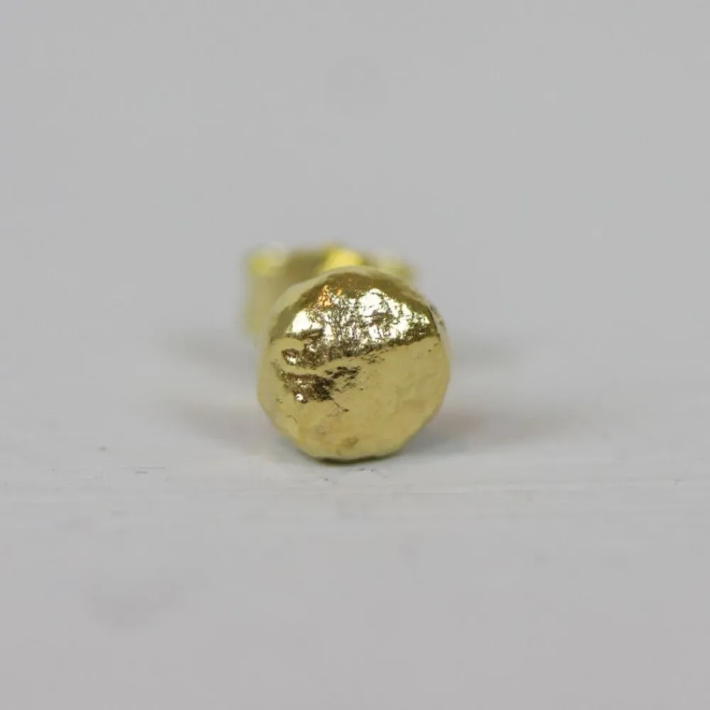 Jéh Jewels Touch Of Gold | Singles-½ Paar Ohrstecker versilbert (1 Ohrring)