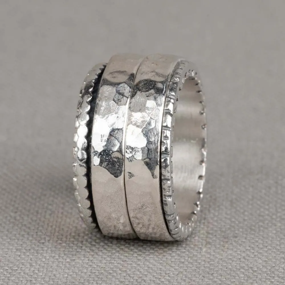 Jéh Jewels Spinning | Silver-Ring Silber + Oxy Double
